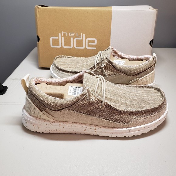 Hey Dude Wally Storm Beige Women's Size 7 - Picture 4 of 8